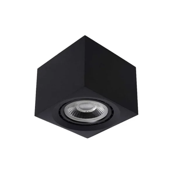 Luminaires Lucide Spots Professionnels>Spot De Plafond Lucide Fedler Noir, 1 Lumiere