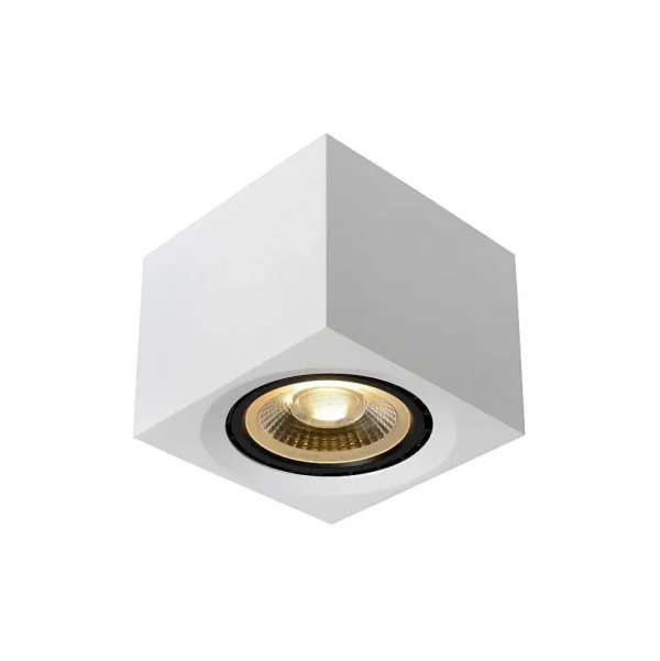 Luminaires Lucide Spots Professionnels>Spot De Plafond Lucide Fedler Blanc, 1 Lumiere