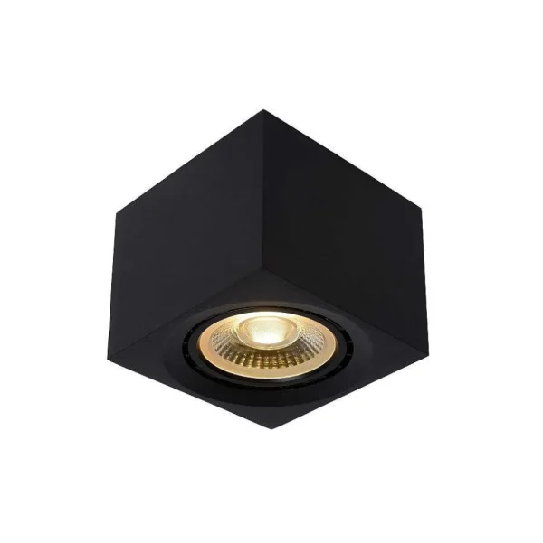 Luminaires Lucide Spots Professionnels>Spot De Plafond Lucide Fedler Noir, 1 Lumiere