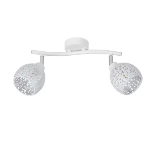 Luminaires Lucide Luminaires Marocains>Spot De Plafond Lucide Tahar Blanc, 2 Lumieres