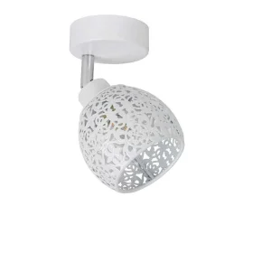 Luminaires Lucide Luminaires Marocains>Spot De Plafond Lucide Tahar Blanc, 1 Lumiere