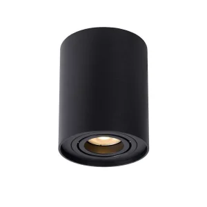 Luminaires Lucide Spots Professionnels>Spot De Plafond Lucide Tube Noir, 1 Lumiere