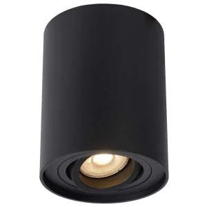 Luminaires Lucide Spots Professionnels>Spot De Plafond Lucide Tube Noir, 1 Lumiere