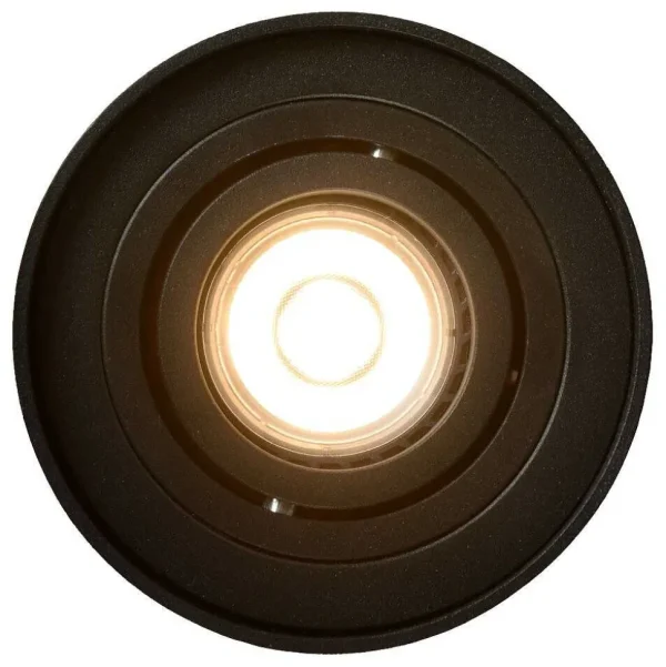 Luminaires Lucide Spots Professionnels>Spot De Plafond Lucide Tube Noir, 1 Lumiere