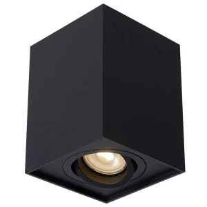 Luminaires Lucide Spots Professionnels>Spot De Plafond Lucide Tube Noir, 1 Lumiere