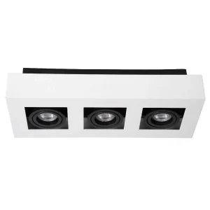 Luminaires Lucide Spots Professionnels>Spot De Plafond Lucide Xirax Led Blanc, 3 Lumieres