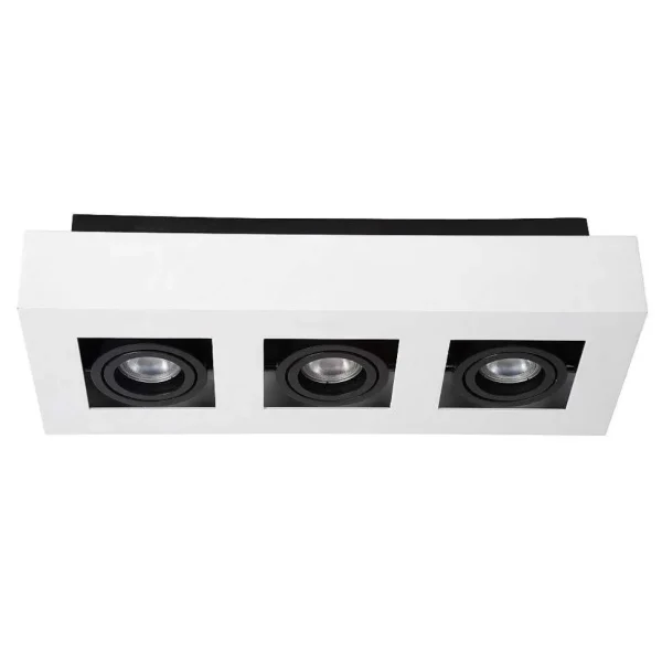 Luminaires Lucide Spots Professionnels>Spot De Plafond Lucide Xirax Led Blanc, 3 Lumieres