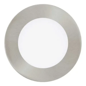 hofstein Luminaires Encastrés>Spot Encastrable Eglo Fueva Led Nickel Mat, 1 Lumiere