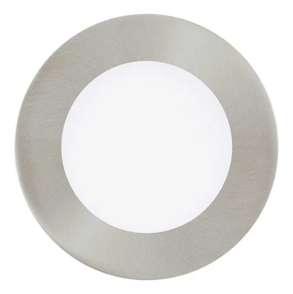 hofstein Luminaires Encastrés>Spot Encastrable Eglo Fueva Led Nickel Mat, 1 Lumiere