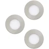 Luminaires Eglo Luminaires Encastrés>Spot Encastrable Eglo Fueva Led Nickel Mat, 3 Lumieres