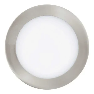 Luminaires Eglo Luminaires Encastrés>Spot Encastrable Eglo Fueva-C Led Nickel Mat, 1 Lumiere