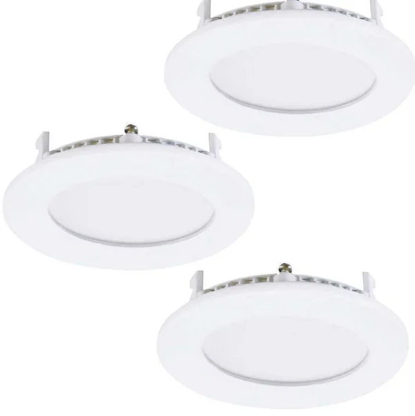 Luminaires Eglo Luminaires Encastrés>Spot Encastrable Eglo Fueva Led Blanc, 3 Lumieres