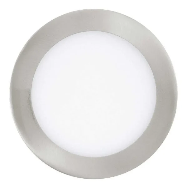 hofstein Luminaires Encastrés>Spot Encastrable Eglo Fueva 1 Led Nickel Mat, 1 Lumiere