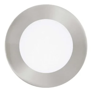 hofstein Luminaires Encastrés>Spot Encastrable Eglo Fueva 1 Led Nickel Mat, 1 Lumiere