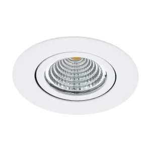 Luminaires Eglo Luminaires Encastrés>Spot Encastrable Eglo Saliceto Led Blanc, 1 Lumiere