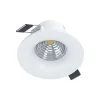 Luminaires Eglo Luminaires Encastrés>Spot Encastrable Eglo Saliceto Led Blanc, 1 Lumiere