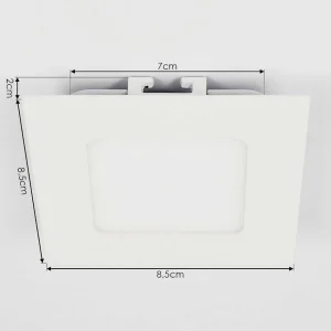 hofstein Luminaires Encastrés>Spot Encastrable Finsrud Led Blanc, 1 Lumiere