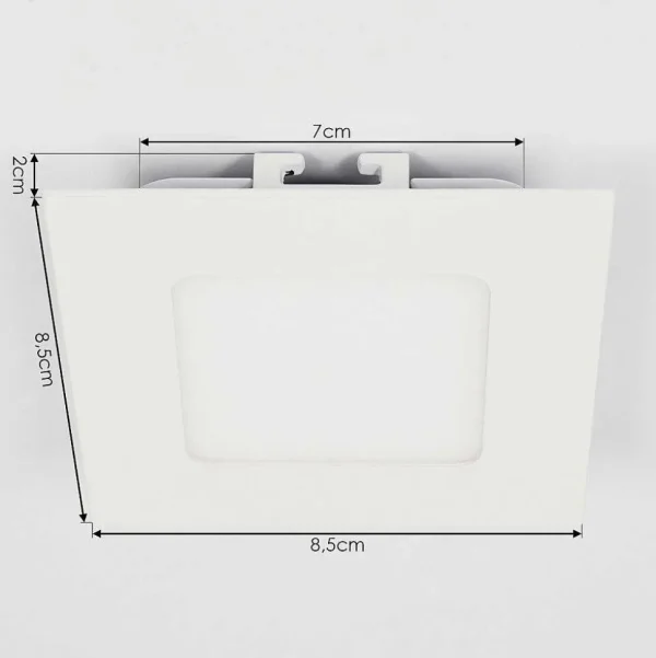 hofstein Luminaires Encastrés>Spot Encastrable Finsrud Led Blanc, 1 Lumiere