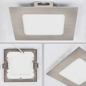 hofstein Luminaires Encastrés>Spot Encastrable Finsrud Led Nickel Mat, 1 Lumiere