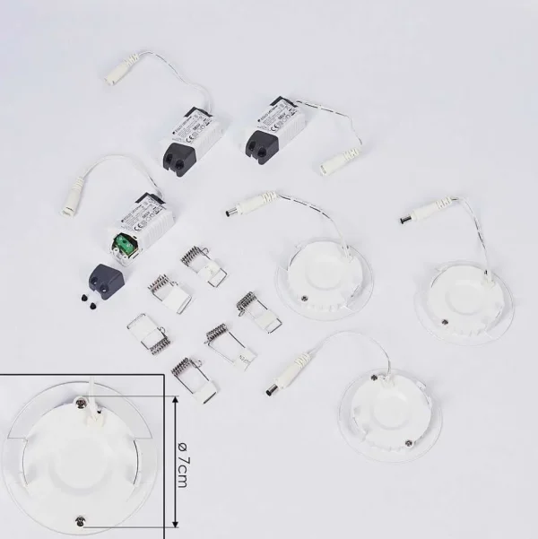 hofstein Luminaires Encastrés>Spot Encastrable Finsrud Led Blanc, 1 Lumiere