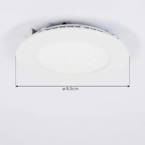 hofstein Luminaires Encastrés>Spot Encastrable Finsrud Led Blanc, 1 Lumiere