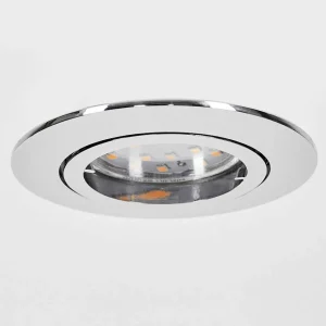 hofstein Luminaires Encastrés>Spot Encastrable Kerrouan Led Chrome, 1 Lumiere