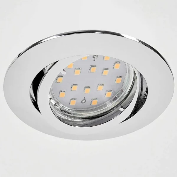 hofstein Luminaires Encastrés>Spot Encastrable Kerrouan Led Chrome, 1 Lumiere