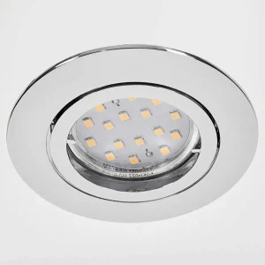 hofstein Luminaires Encastrés>Spot Encastrable Kerrouan Led Chrome, 1 Lumiere