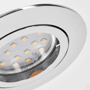 hofstein Luminaires Encastrés>Spot Encastrable Kerrouan Led Chrome, 1 Lumiere