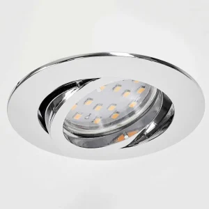 hofstein Luminaires Encastrés>Spot Encastrable Kerrouan Led Chrome, 1 Lumiere