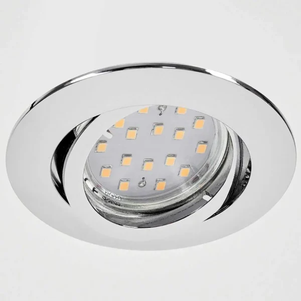 hofstein Luminaires Encastrés>Spot Encastrable Kerrouan Led Chrome, 1 Lumiere