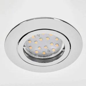 hofstein Luminaires Encastrés>Spot Encastrable Kerrouan Led Chrome, 1 Lumiere