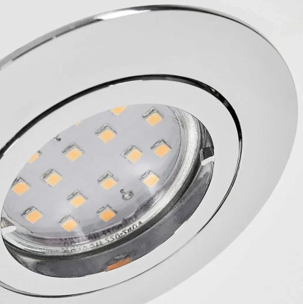 hofstein Luminaires Encastrés>Spot Encastrable Kerrouan Led Chrome, 1 Lumiere