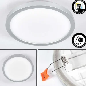 hofstein Luminaires Encastrés>Spot Encastrable Pawcatuck Led Chrome, Blanc, 1 Lumiere