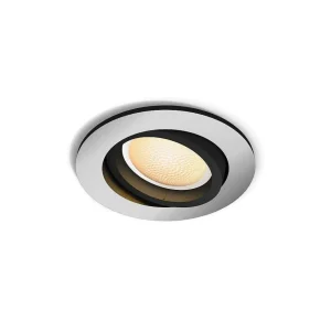 Luminaires Philips Philips Hue>Spot Encastrable Philips Hue Milliskin Led Aluminium, 1 Lumiere