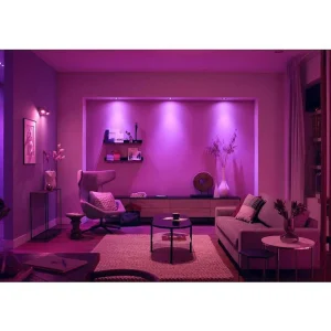 Luminaires Philips Spots Professionnels>Spot Encastrable Philips Hue Centura Led Blanc, 3 Lumieres