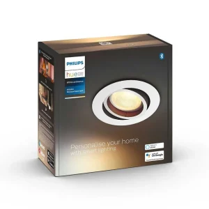 Luminaires Philips Luminaires Encastrés>Spot Encastrable Philips Hue White Ambiance Milliskin Led Blanc, 1 Lumiere