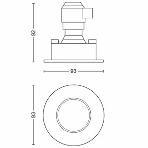 Luminaires Philips Philips Hue>Spot Encastrable Philips Hue Adore Led Aluminium, 1 Lumiere, Telecommandes