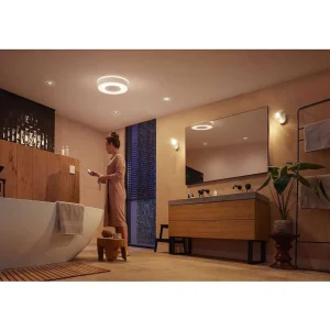 Luminaires Philips Philips Hue>Spot Encastrable Philips Hue Xamento Led Chrome, 3 Lumieres