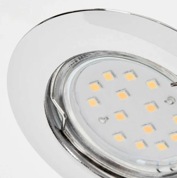 hofstein Luminaires Encastrés>Spot Encastrable Vibersviller Led Chrome, 1 Lumiere