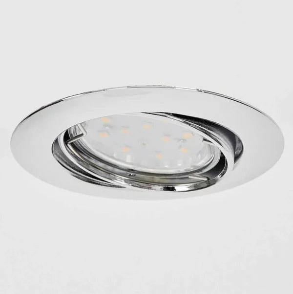 hofstein Luminaires Encastrés>Spot Encastrable Vibersviller Led Chrome, 1 Lumiere