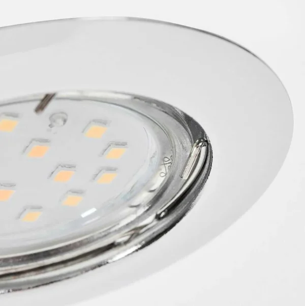 hofstein Luminaires Encastrés>Spot Encastrable Vibersviller Led Chrome, 1 Lumiere