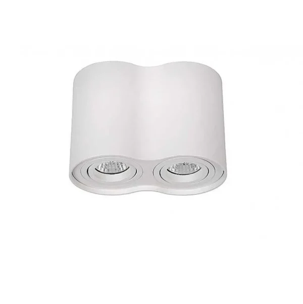 Luminaires Lucide Spots Professionnels>Spot Lucide Tube Blanc, 2 Lumieres