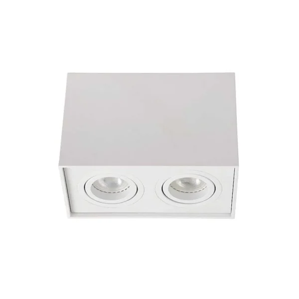 Luminaires Lucide Spots Professionnels>Spot Lucide Tube Blanc, 2 Lumieres