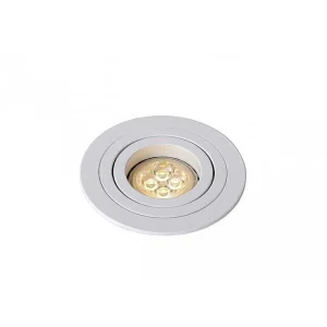 Luminaires Lucide Luminaires Encastrés>Spot Lucide Tube Blanc, 1 Lumiere