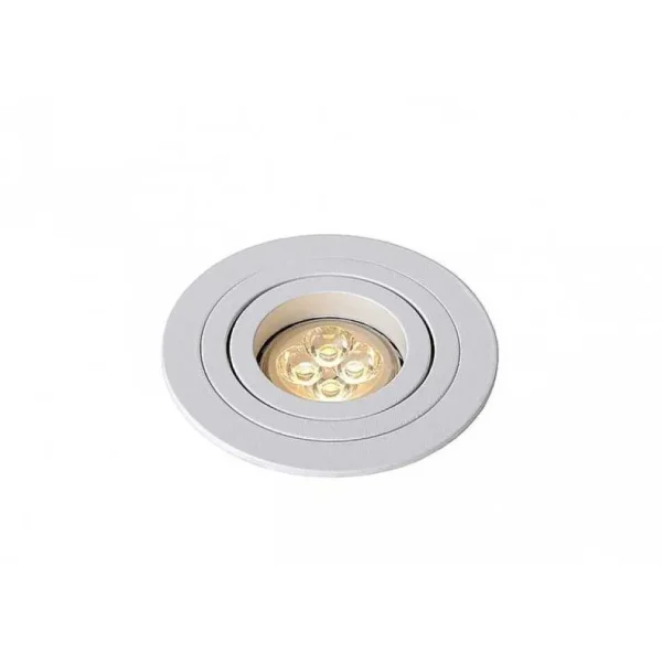 Luminaires Lucide Luminaires Encastrés>Spot Lucide Tube Blanc, 1 Lumiere