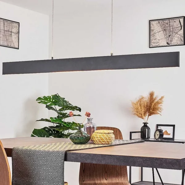 hofstein Luminaires Interieurs Connectes>Suspension Aduard Led Anthracite, 2 Lumieres