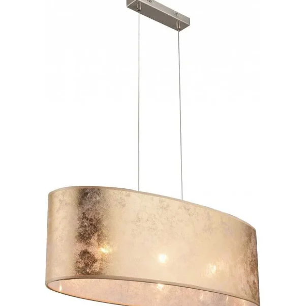 Luminaires Globo Lighting Luminaires Marocains>Suspension Globo Nickel Mat, 3 Lumieres