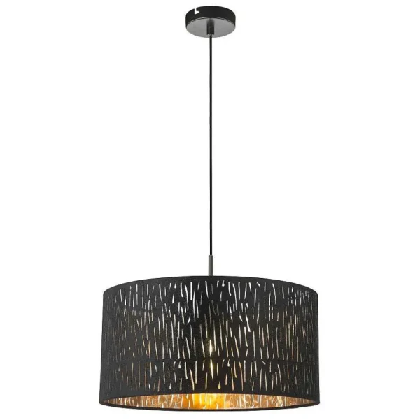 Luminaires Globo Lighting Luminaires Marocains>Suspension Globo Tuxon Noir, 1 Lumiere