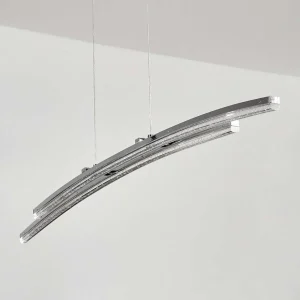 hofstein Suspensions>Suspension Manlleu Led Chrome, 1 Lumiere